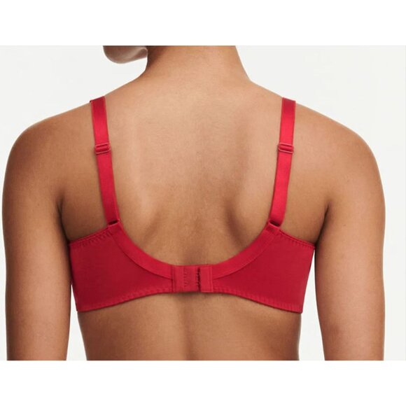 Chantelle C16B10 Every Curve Full Coverage Unlined Bra - Scarlet/Peach 34DDDD - Picture 6 of 6